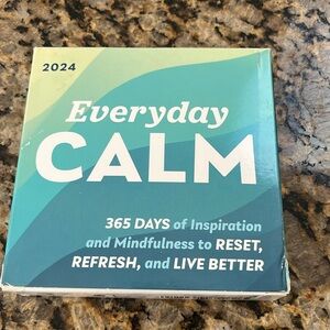 Calendar inspirational quotes 2024 in box